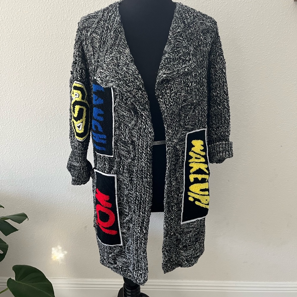 Sweater with patches NWT